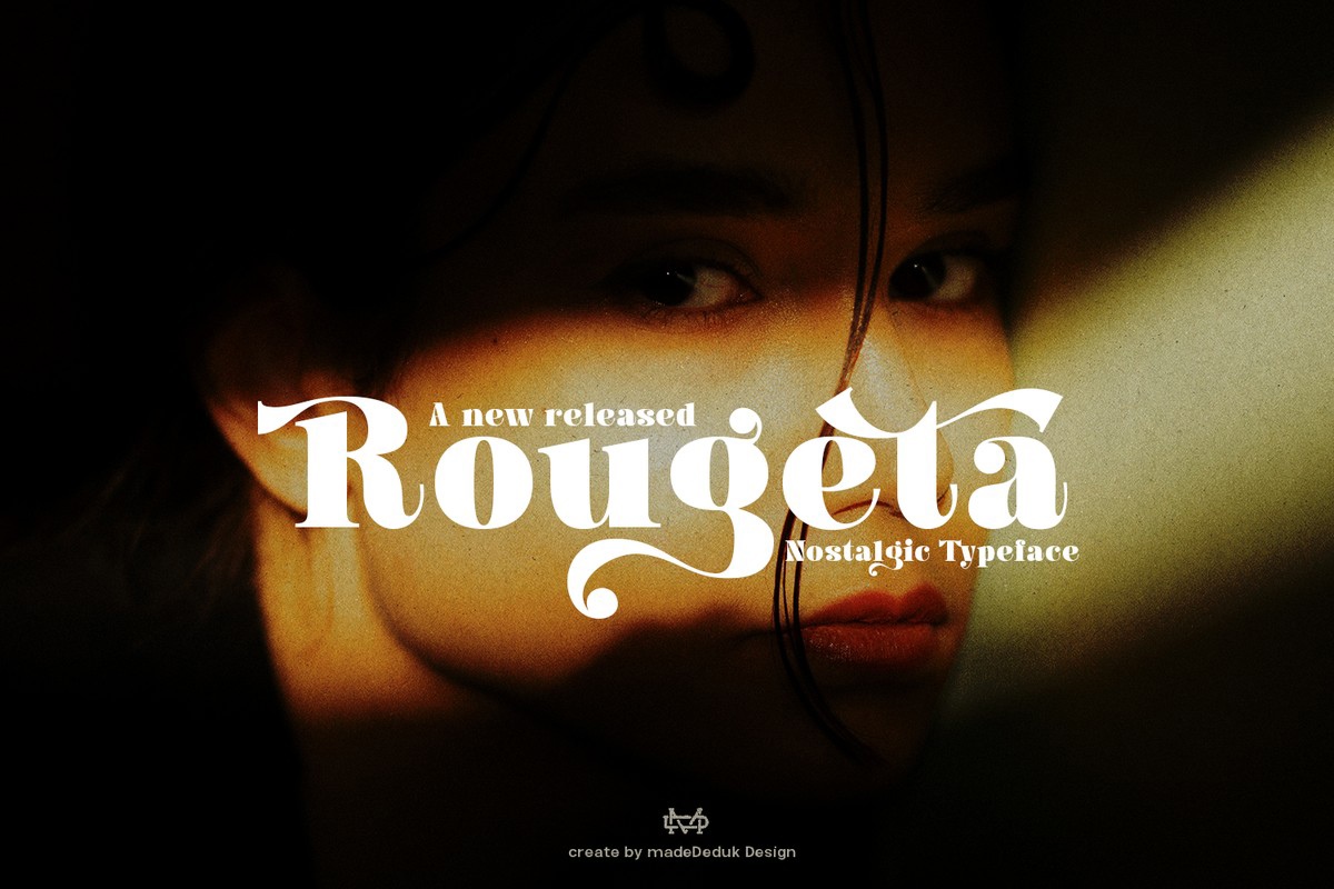 Rougeta Font preview