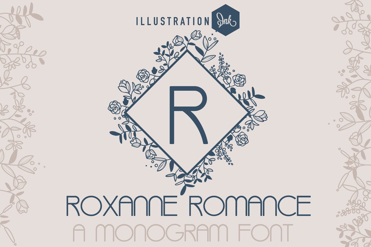 ZP Roxanne Romance Font preview