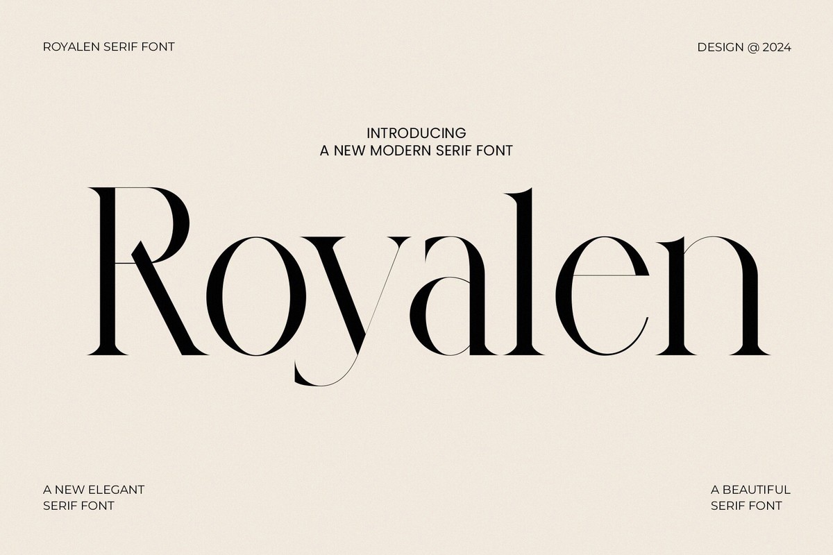 Royalen Font preview