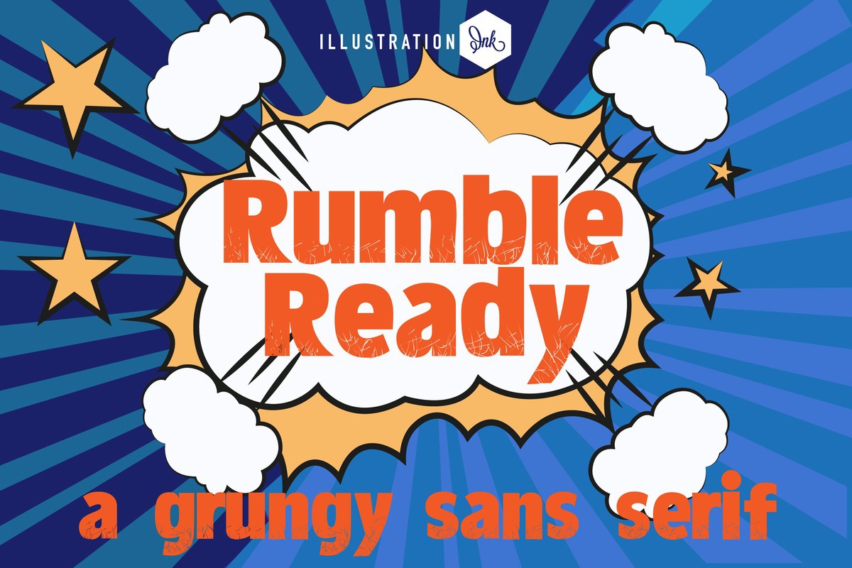 PN Rumble Ready Font preview