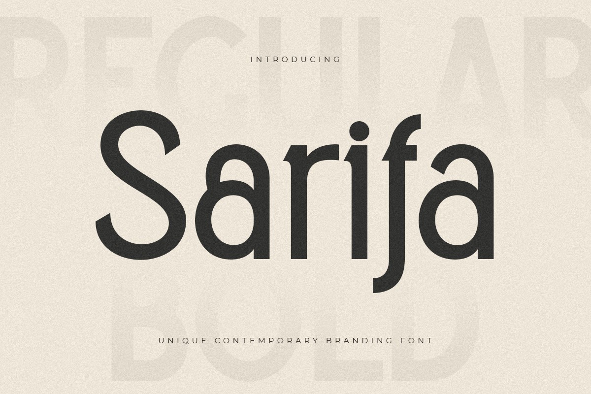 Sarifa Font preview