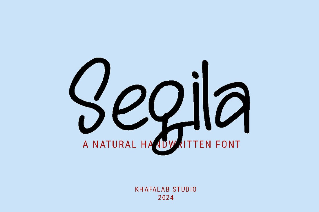 Segila Font preview