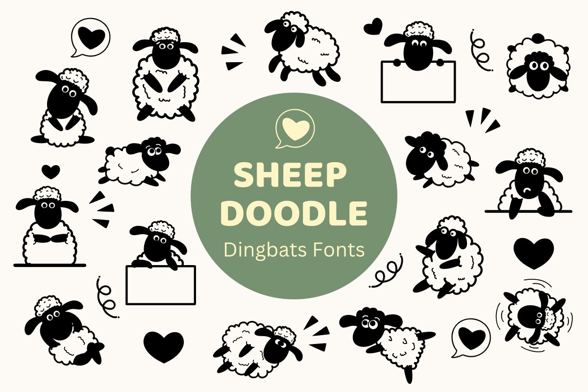 Sheep Doodle Regular Font preview