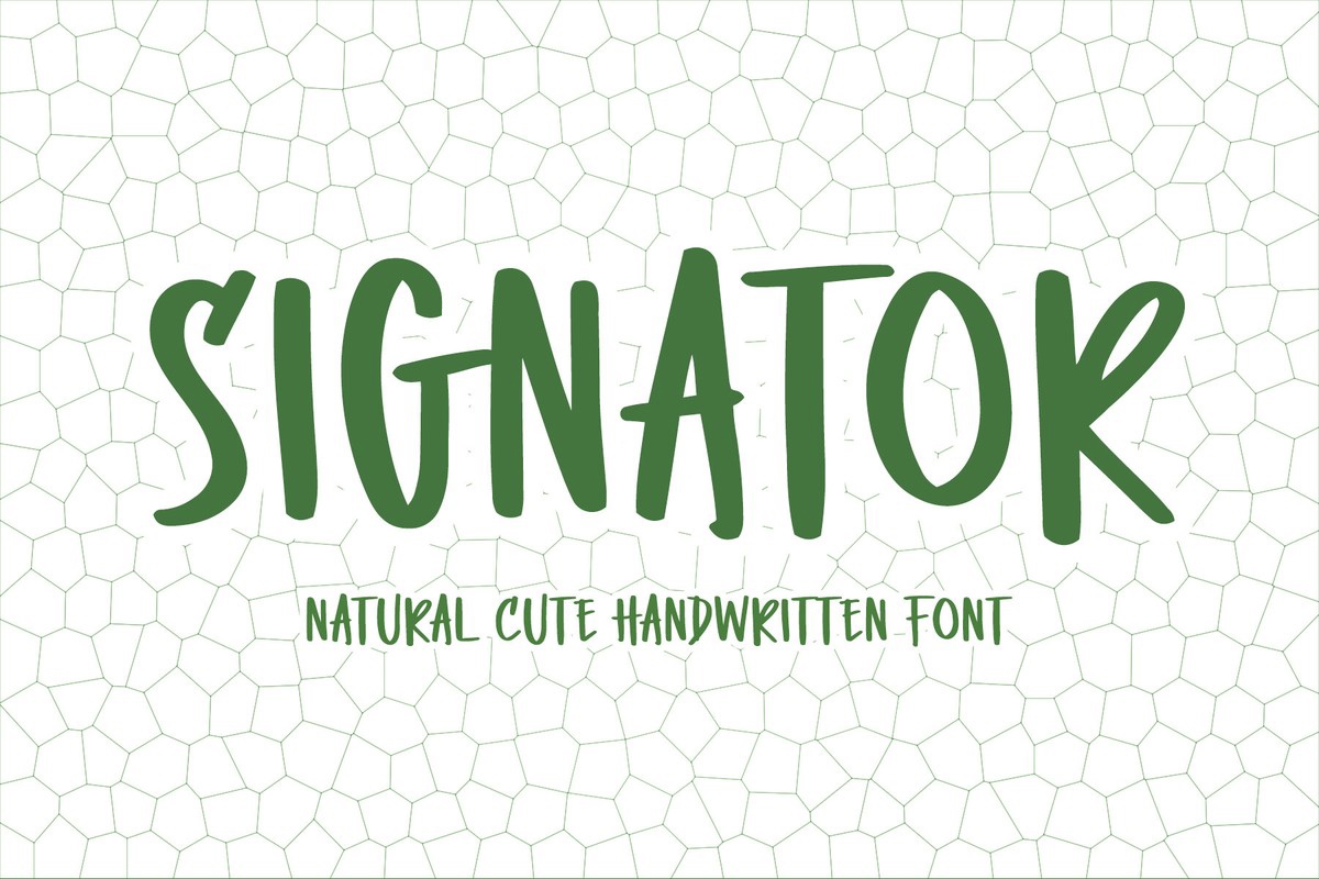 Signator Regular Font preview