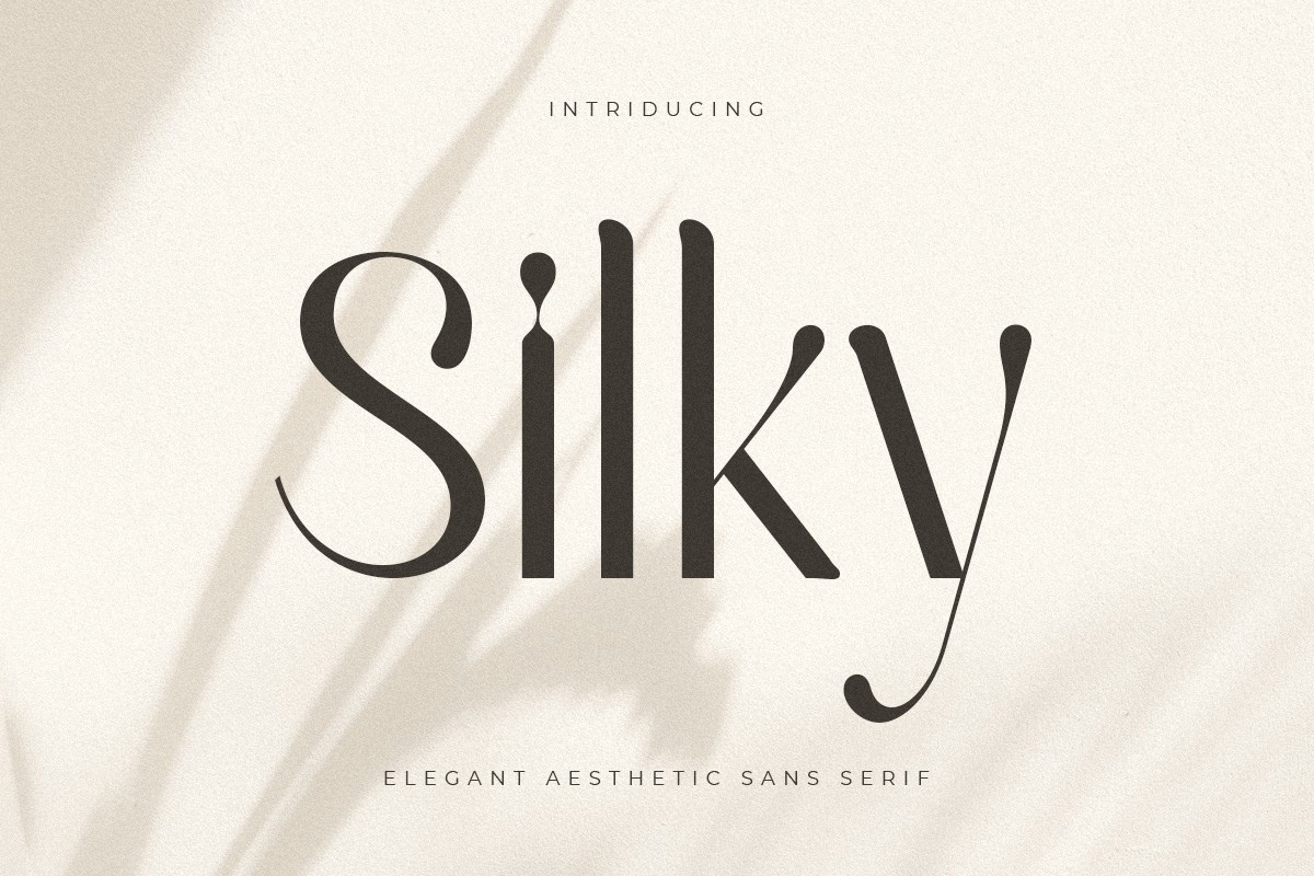 Silky Regular Font preview