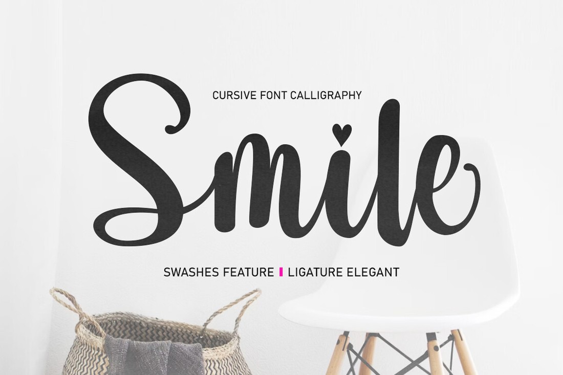 Smile Calligraphy Regular Font preview