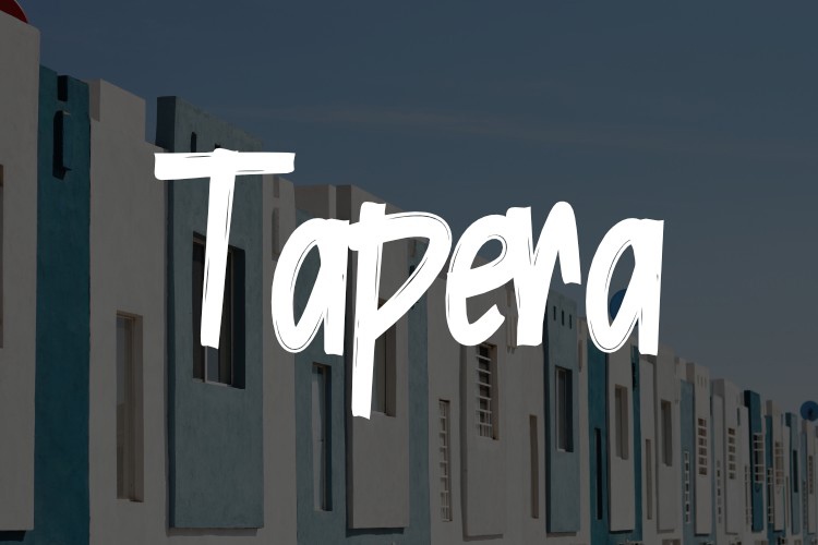 Tapera Font preview