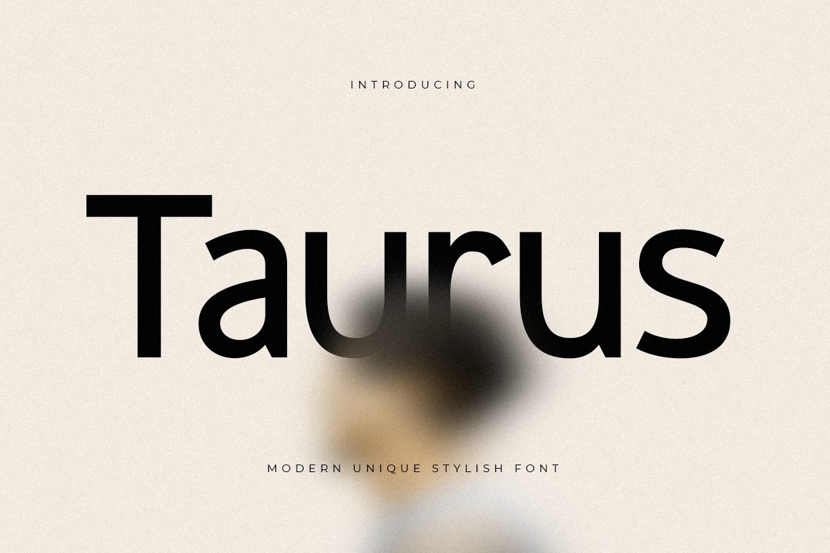 Taurus Font preview