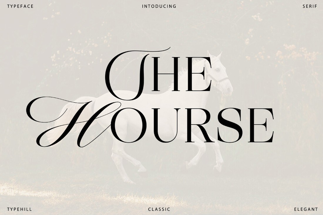 The Hourse Serif Font preview