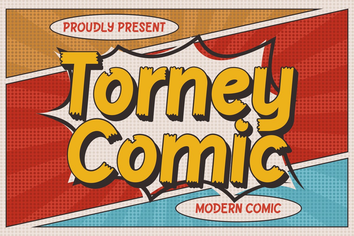 Torney Comic Font preview