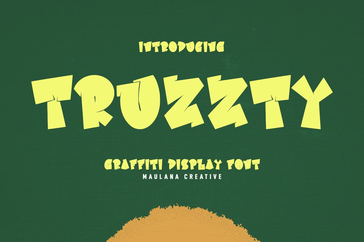 Truzzty Font preview