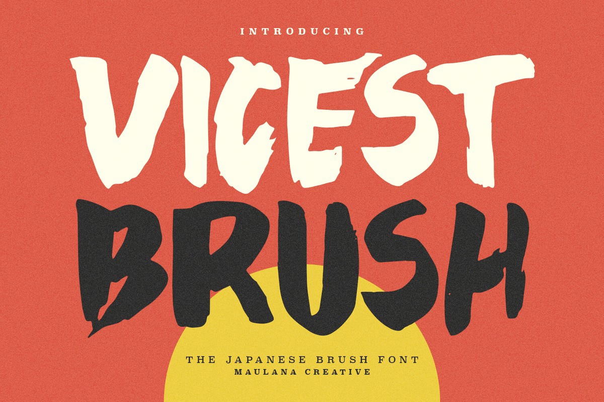 Vicest Font preview