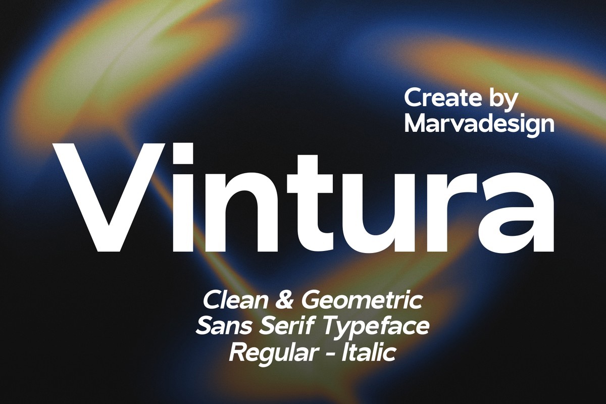 Vintura Font preview