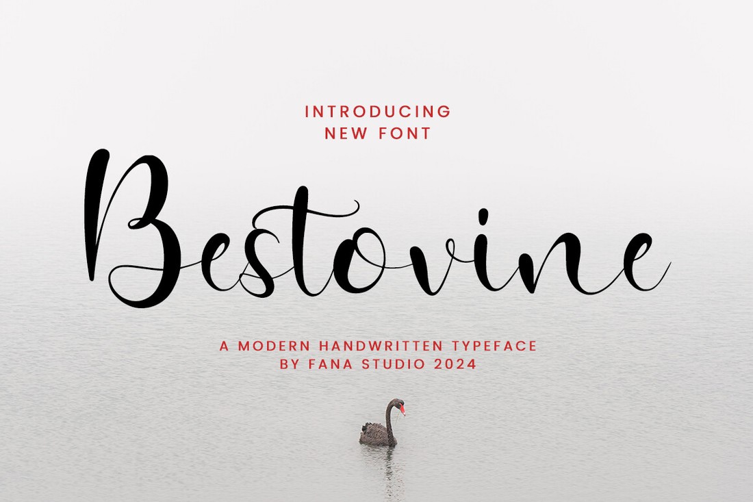 Bestovine Font preview