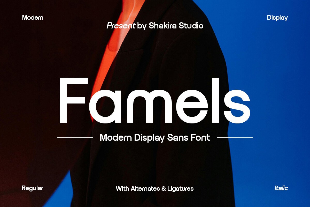 Famels Regular Font preview