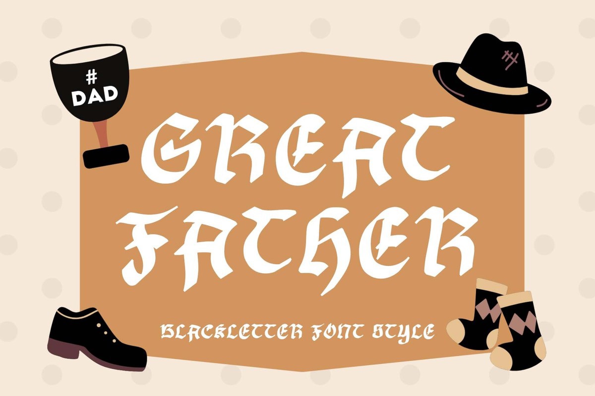 Great Father Font preview