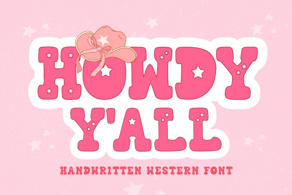 Howdy You Are All Font preview