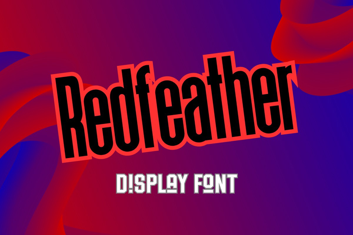 Red Feather Font preview