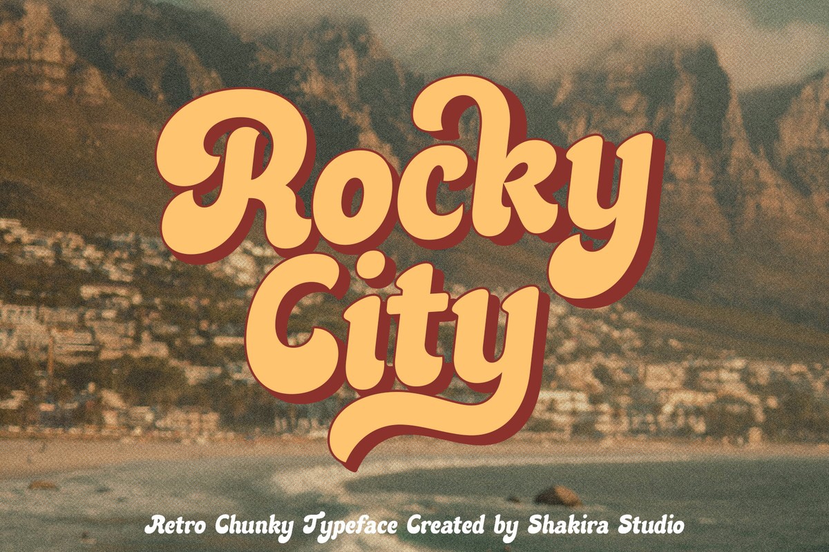 Rocky City Font preview