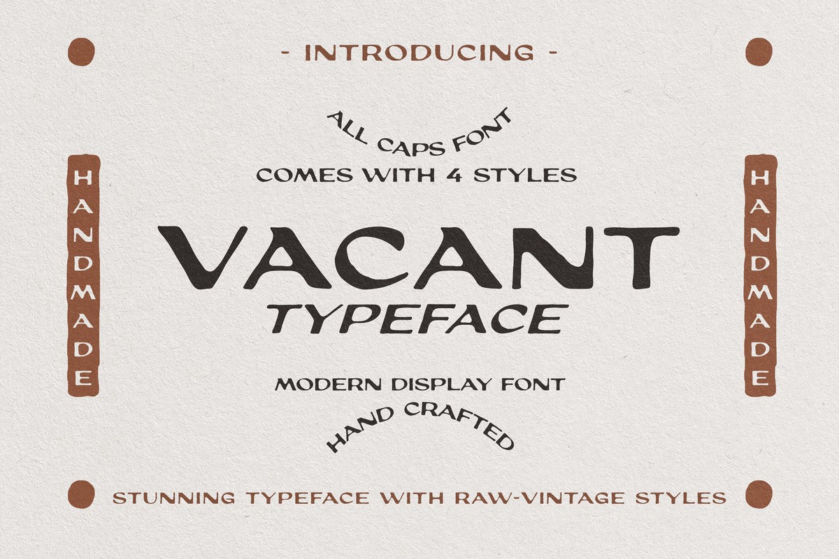 Vacant Italic Font preview