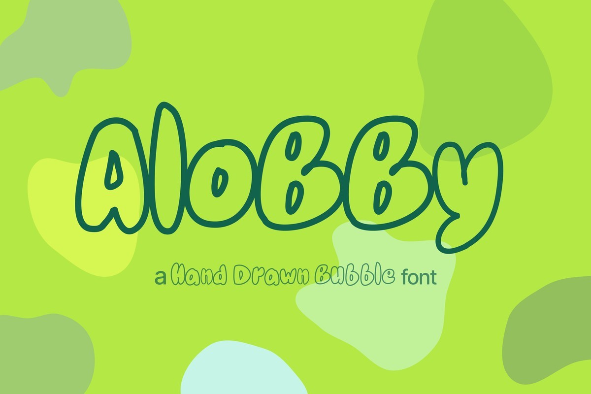 Alobby Font preview