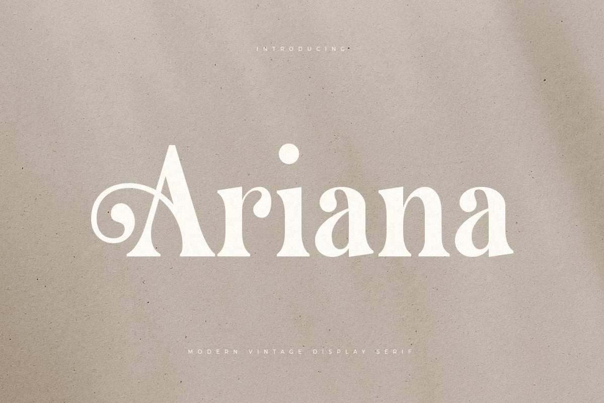 Ariana Font preview