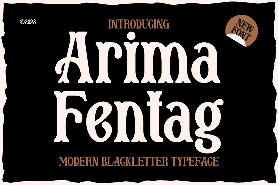 Arima Fentag Font preview