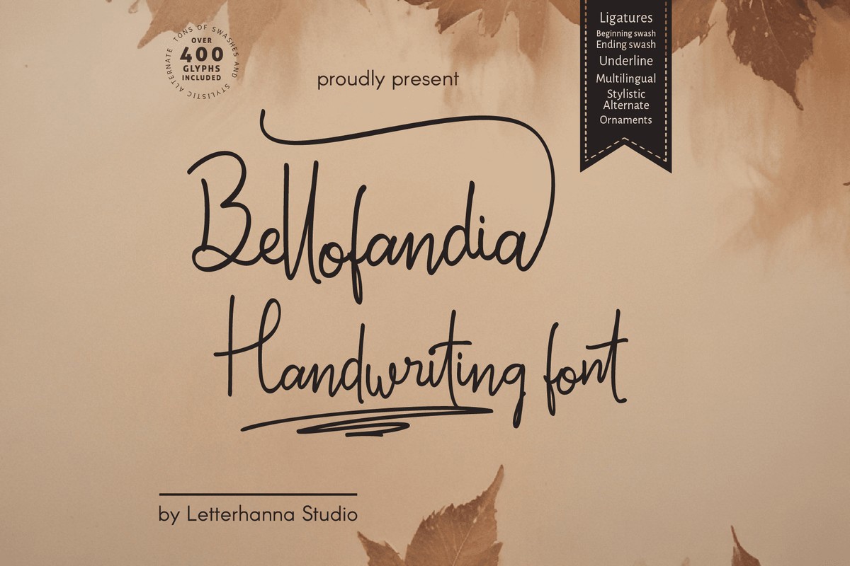 Bellofandia Font preview