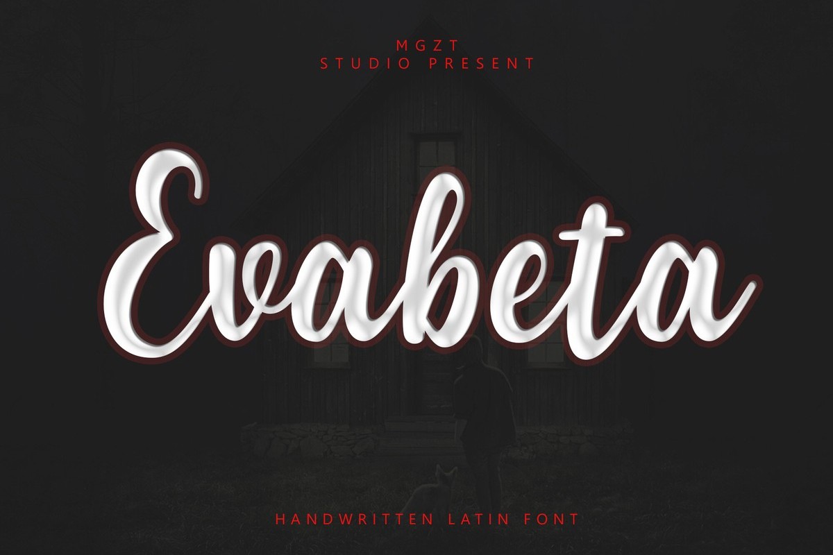 Evabeta Font preview