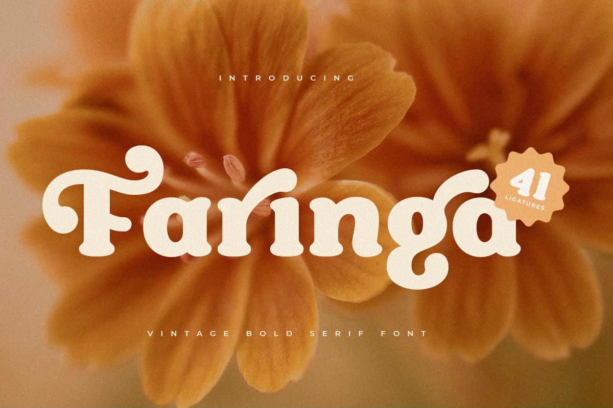 Faringa Font preview