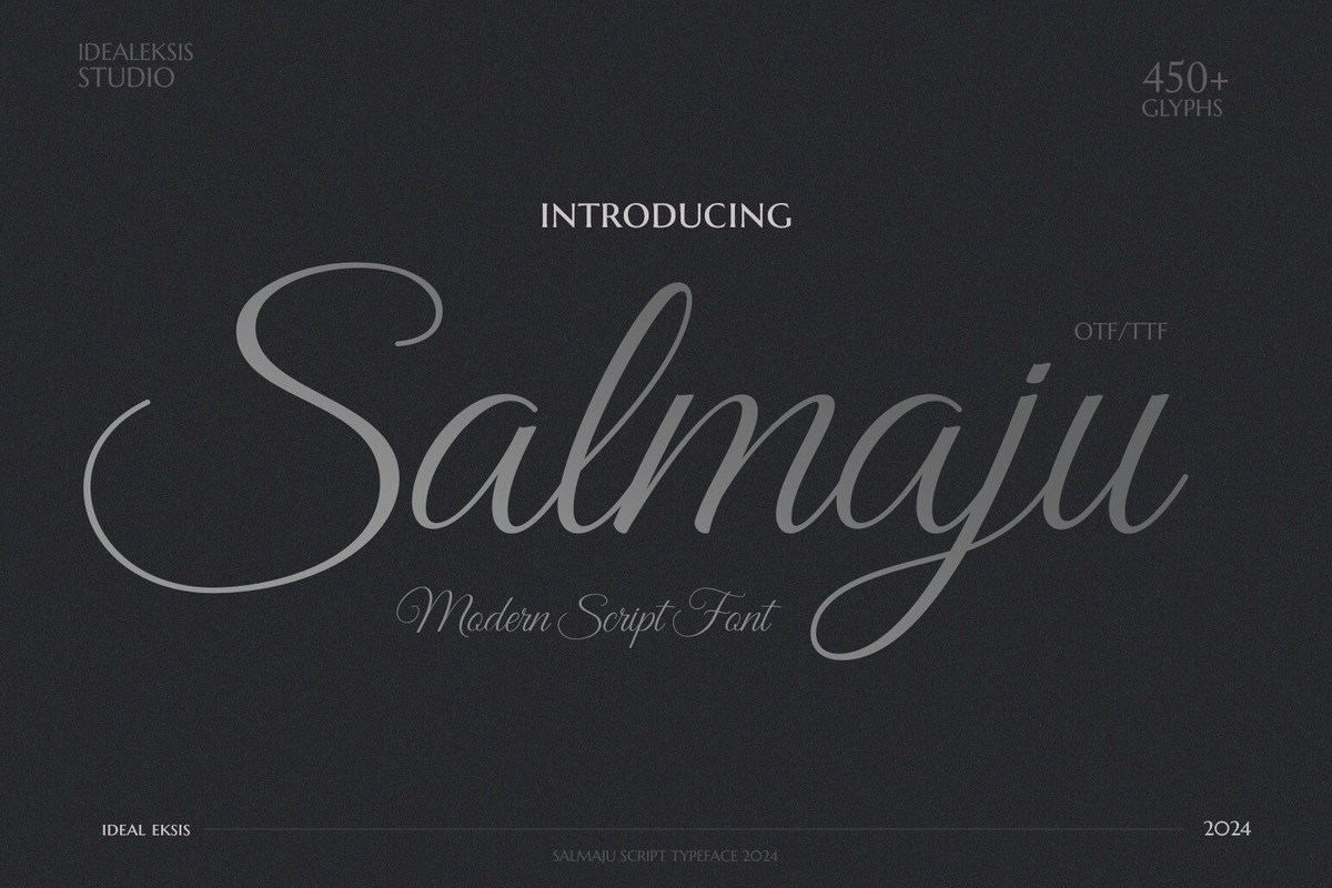 Salmaju Font preview