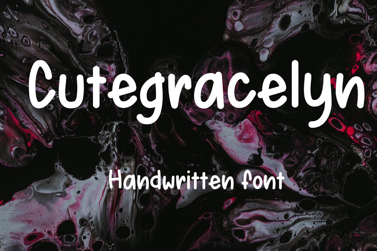 Cutegracelyn Font preview