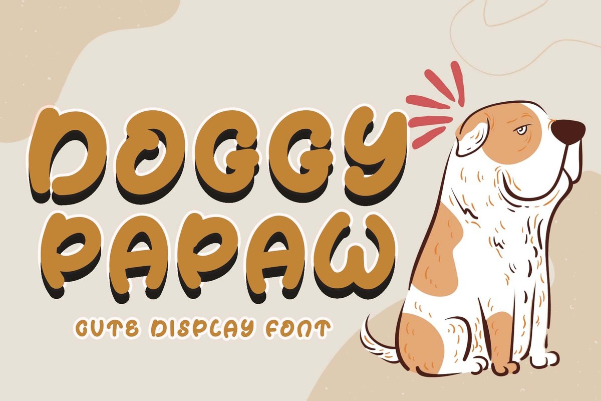 Doggy Papaw Font preview