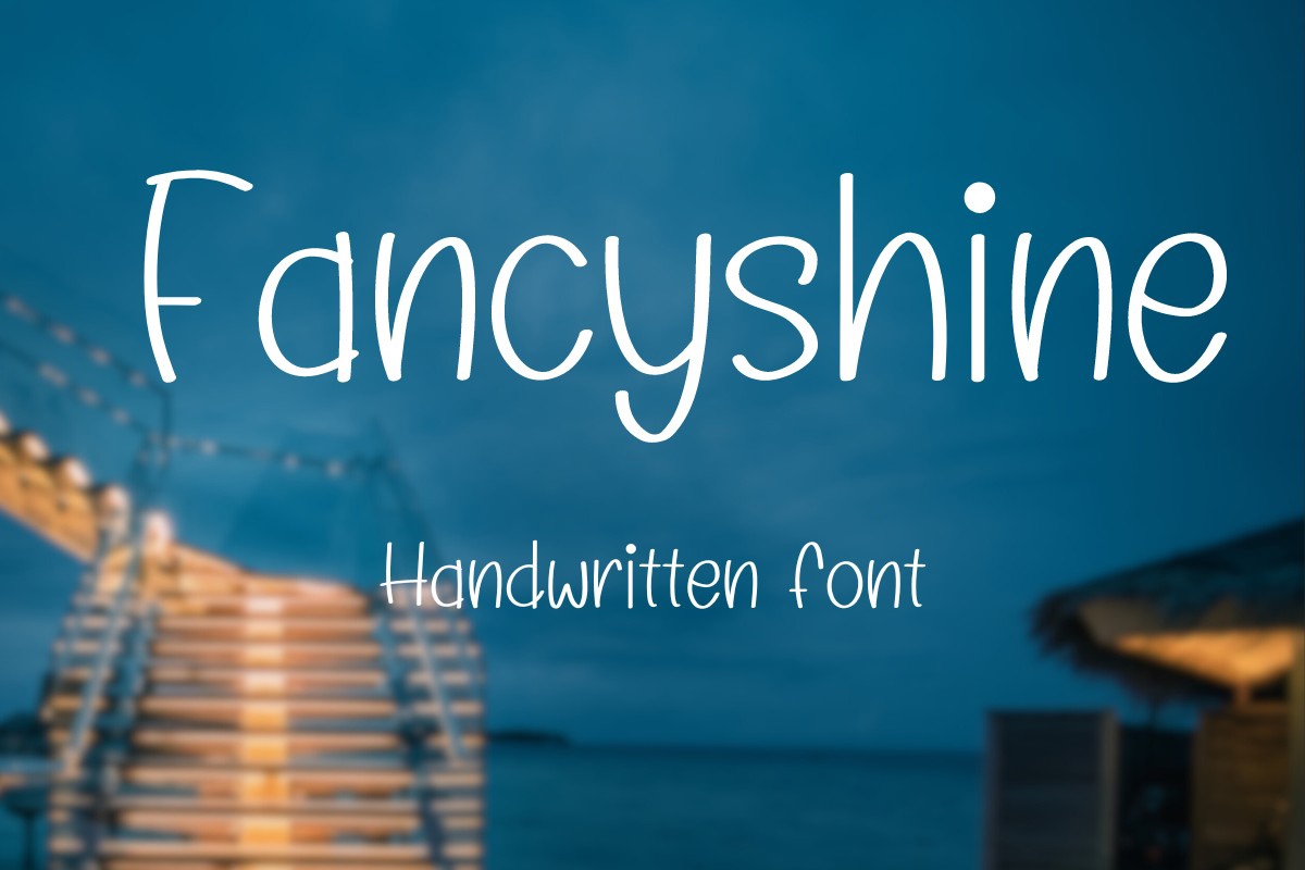 Fancyshine Regular Font preview