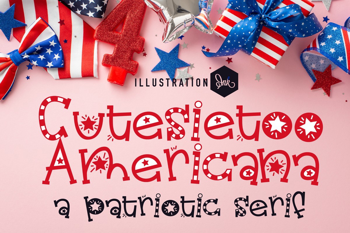 PN Cutesietoo Americana Regular Font preview