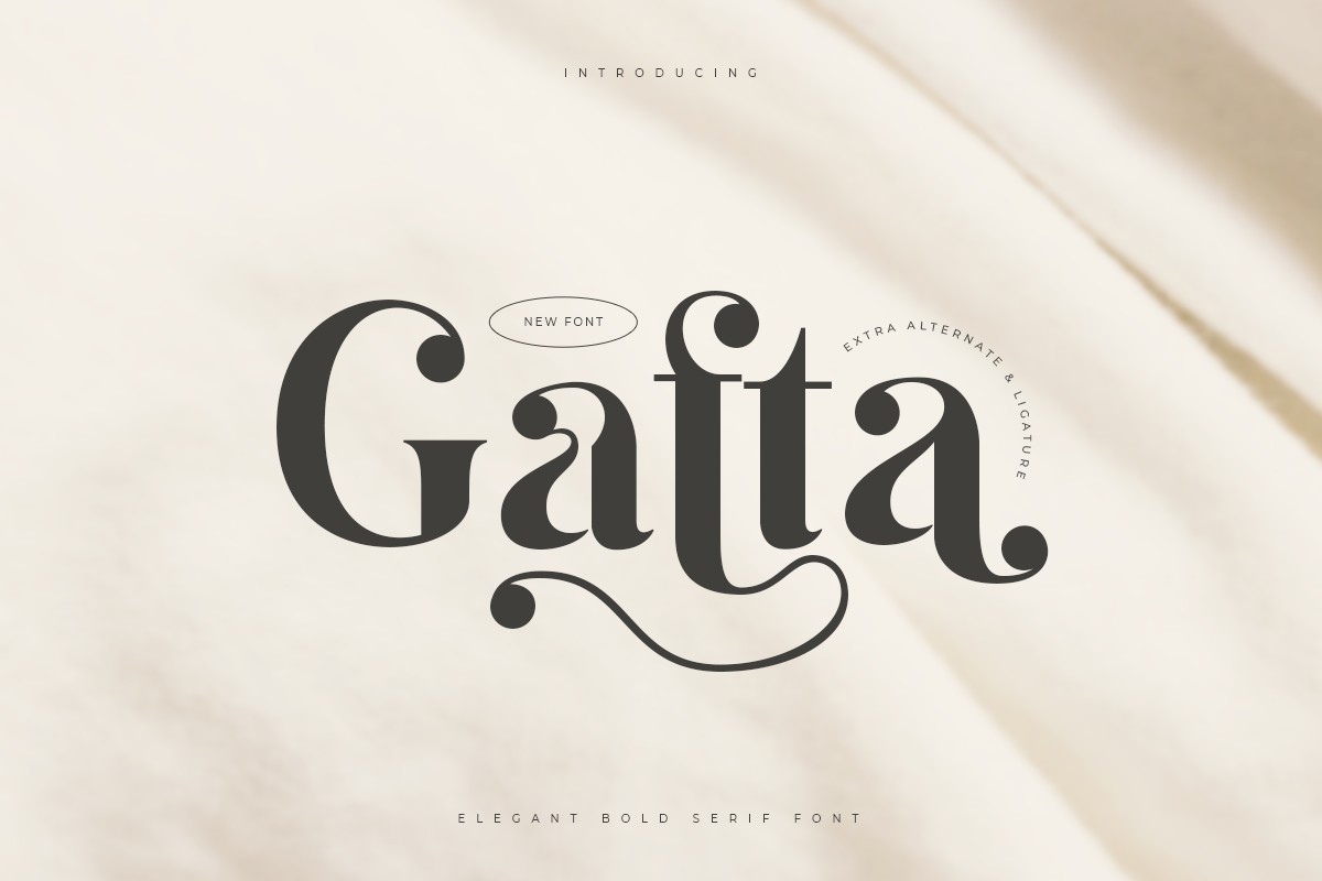 Gafta Font preview