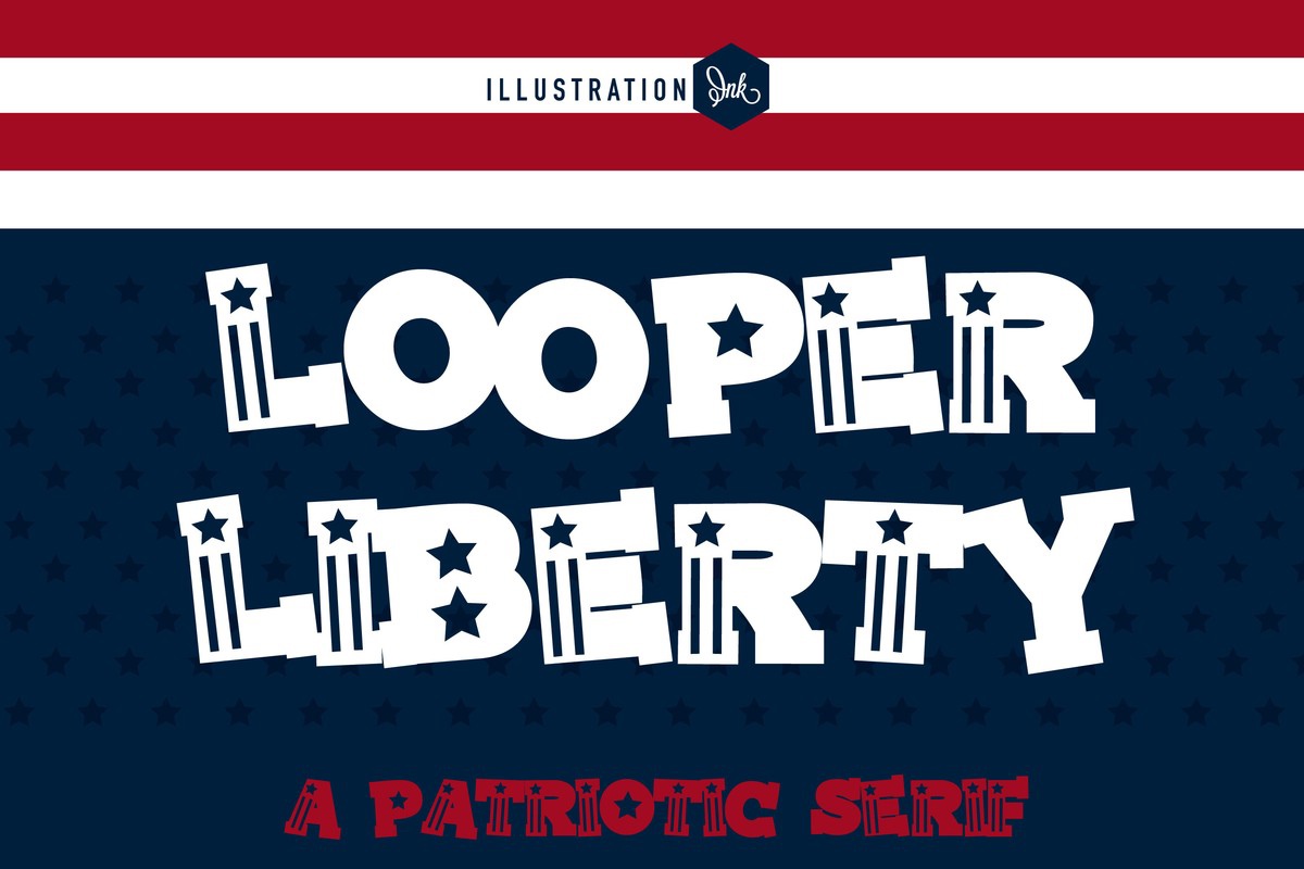 ZP Looper Liberty Regular Font preview