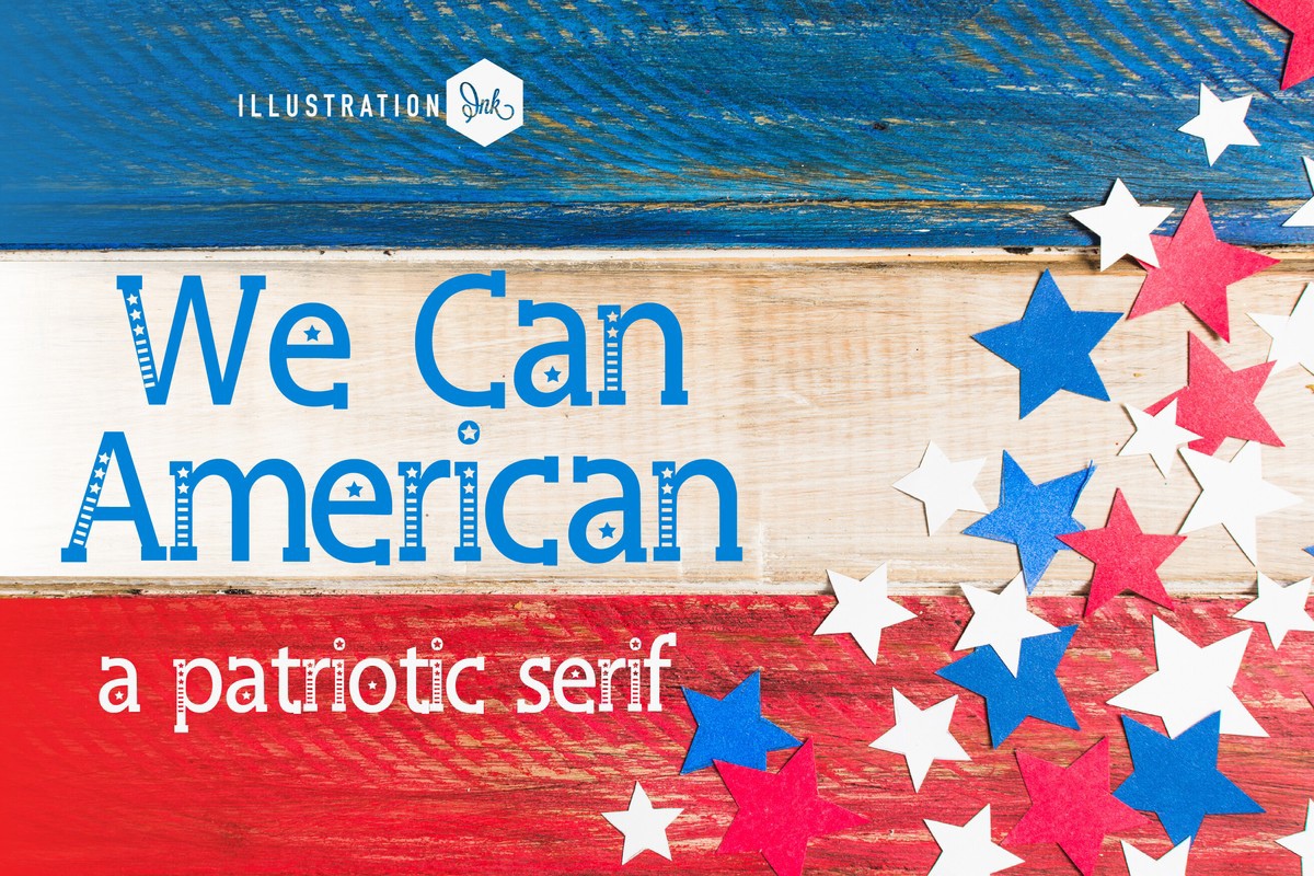 PN We Can American Font preview