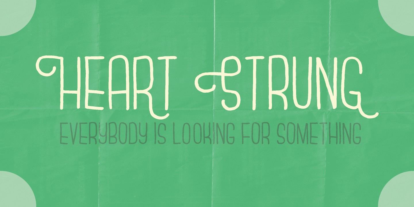 Heart Strung Font preview