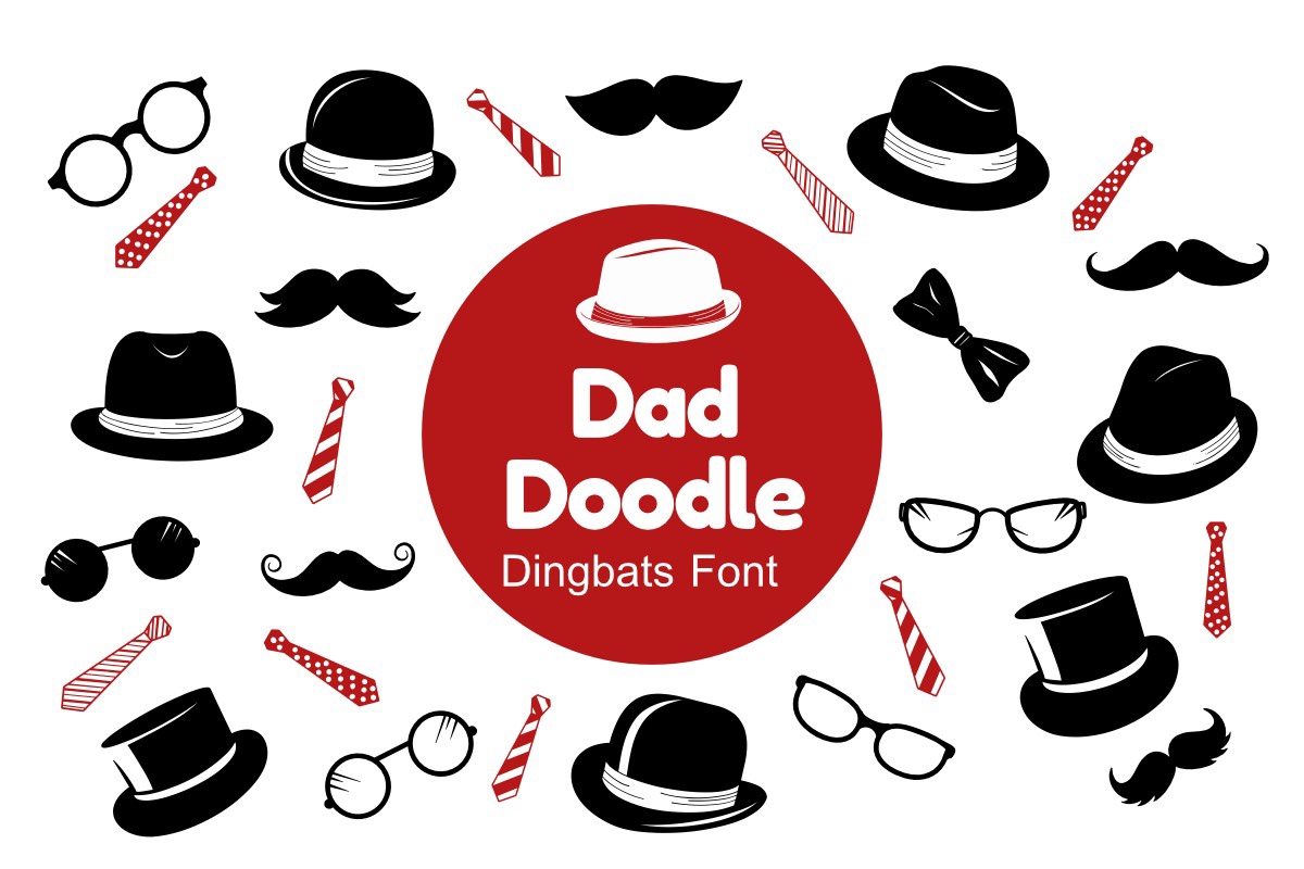 Dad Doodle Font preview