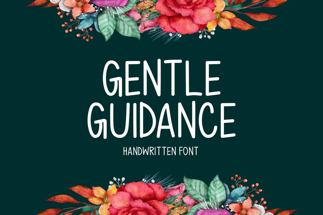 Gentle Guidance Regular Font preview