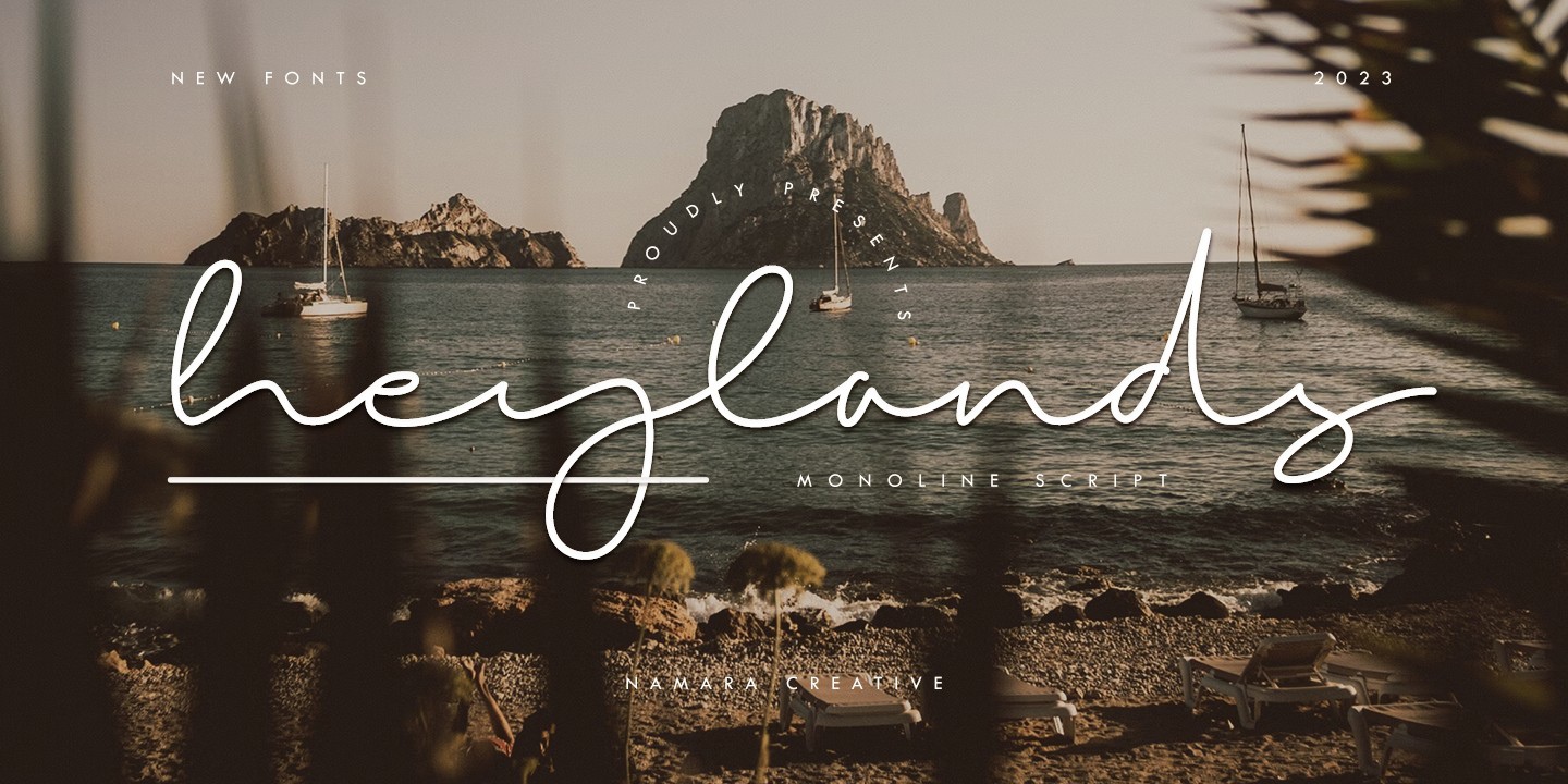 Heylands Font preview