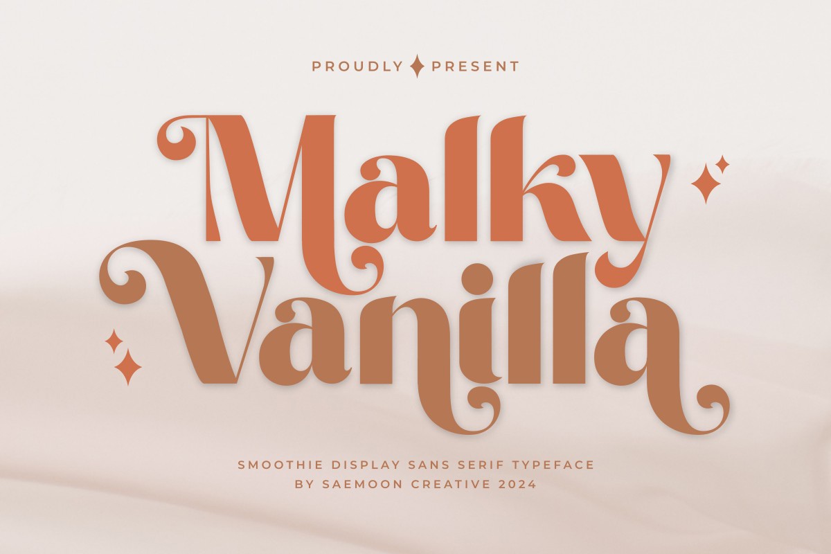 Malky Vanilla Regular Font preview