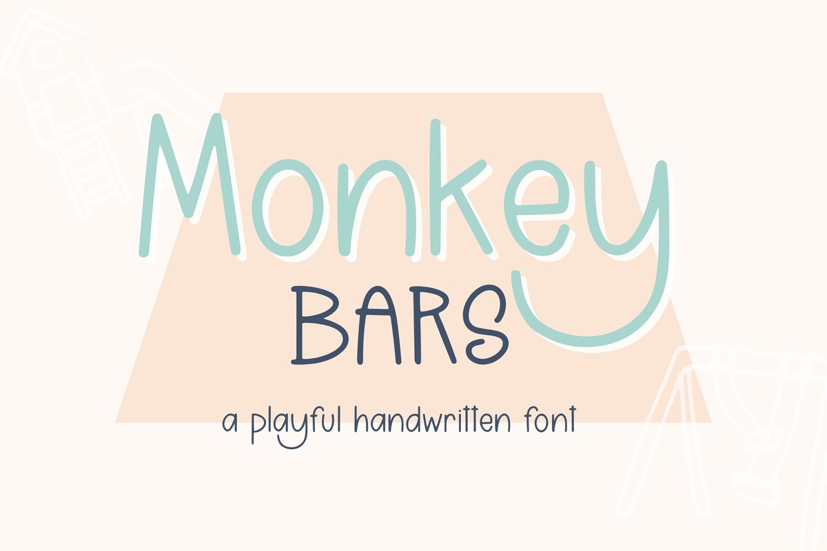 Monkey Bars Font preview