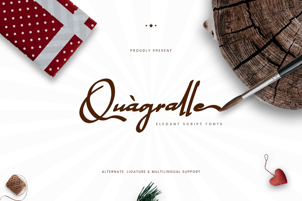 Quagralle Font preview