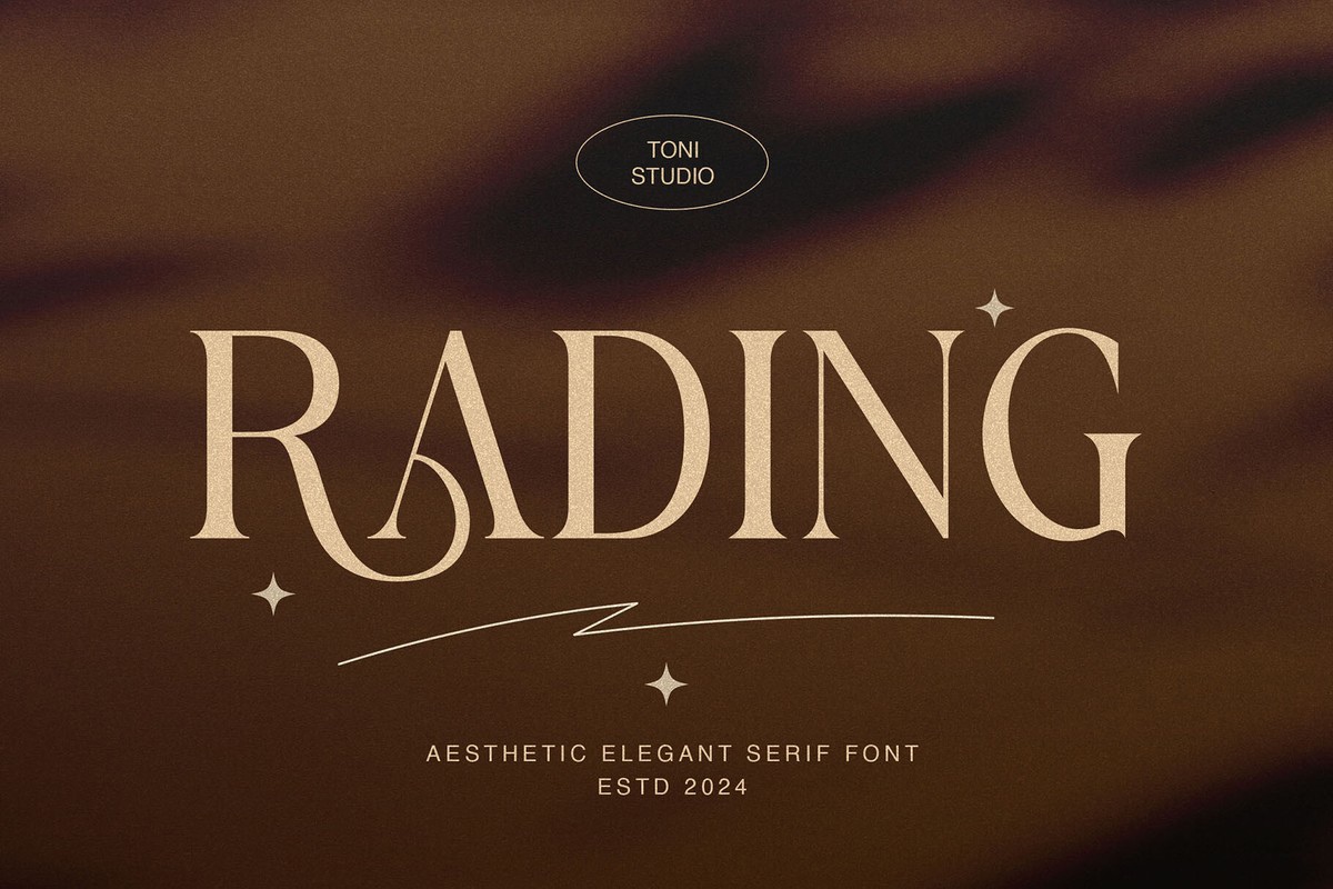 Rading Regular Font preview