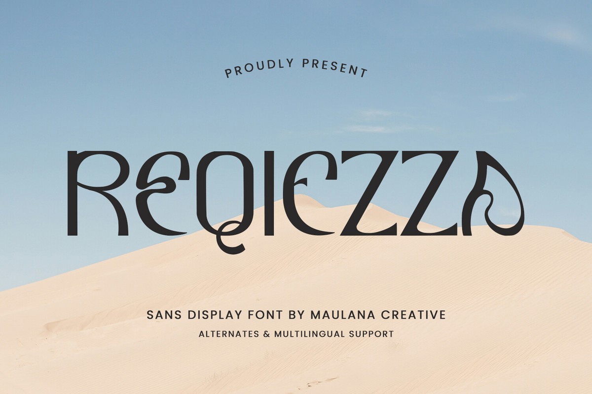 Reqiezza Regular Font preview