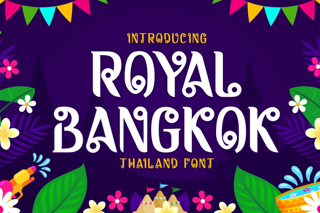 Royal Bangkok 2 Font preview