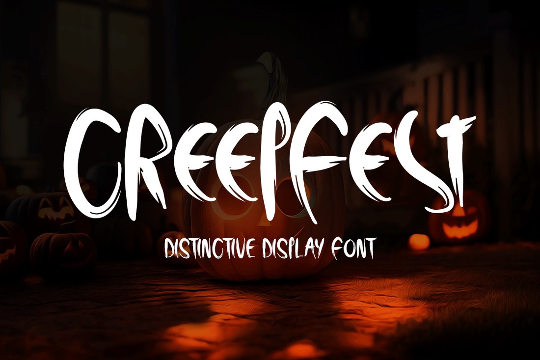 Creepfest Font preview