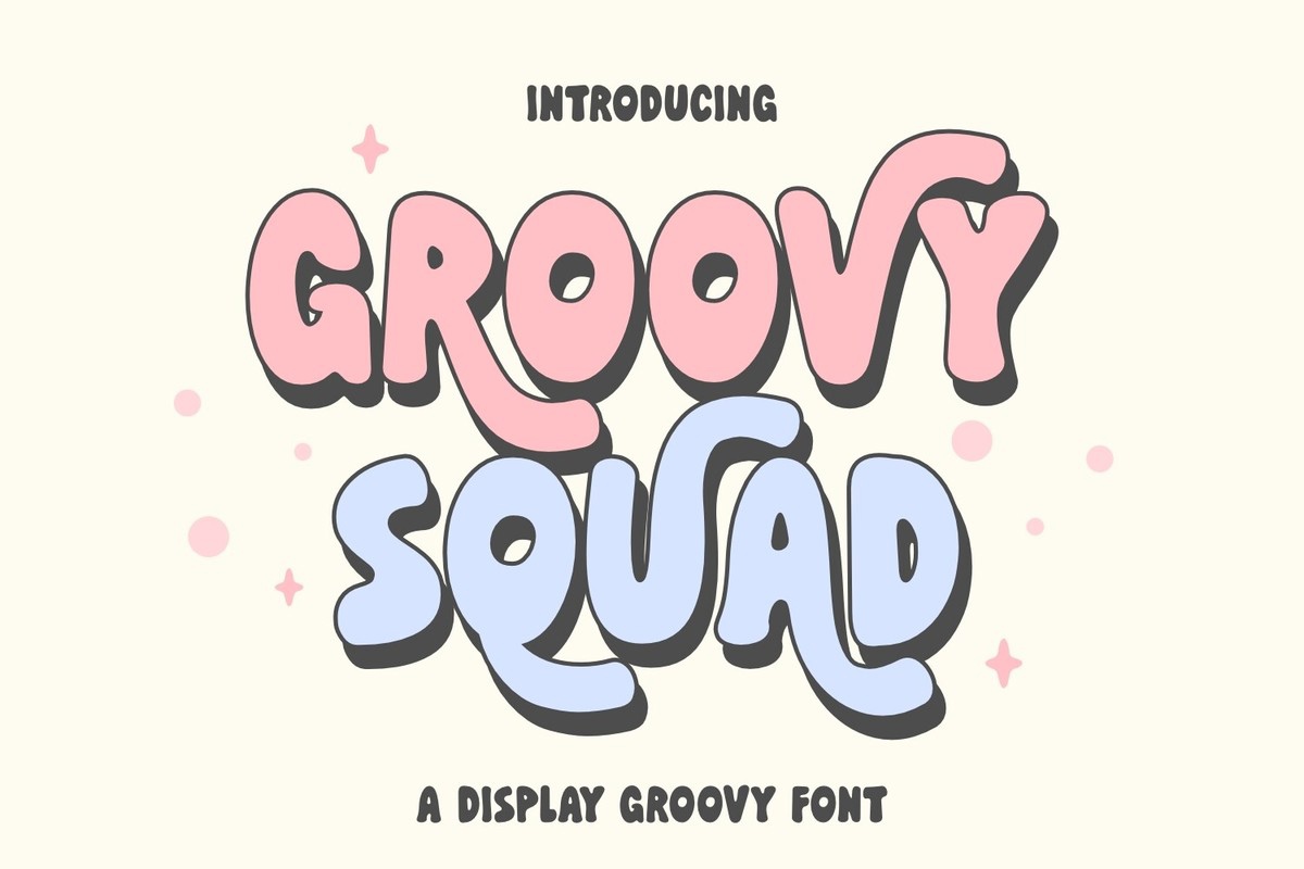 Groovy Squad Font preview